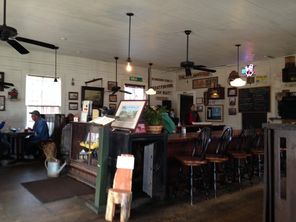 Inside the Whistle Stop Cafe