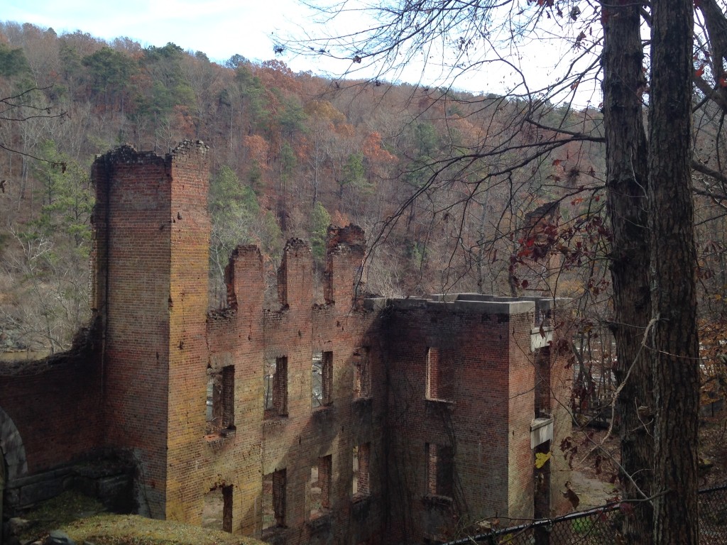Mill ruins of the New Manchester Manufacturing Company