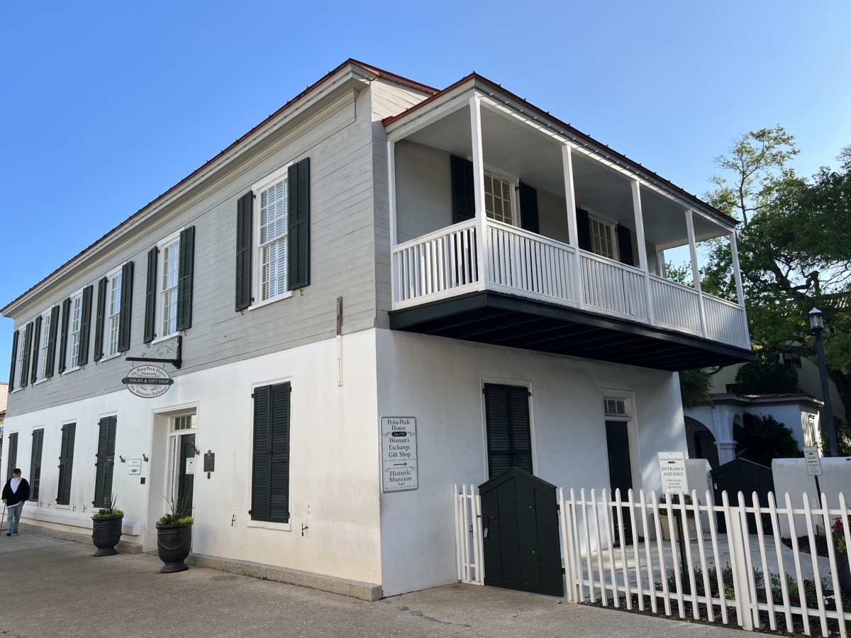 You are currently viewing Historic Peña-Peck House: St. Augustine, FL